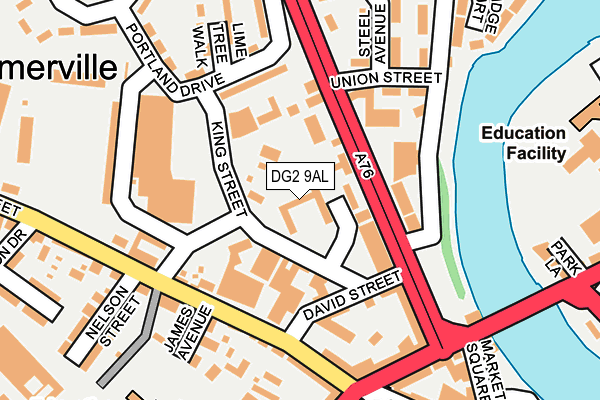 DG2 9AL map - OS OpenMap – Local (Ordnance Survey) DG2 9AL map - OS OpenMap – Local (Ordnance Survey)