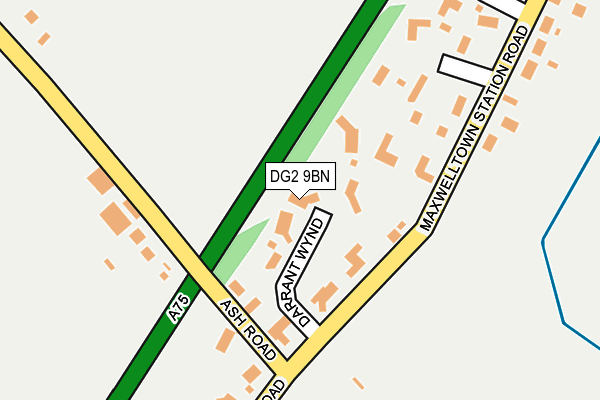 DG2 9BN map - OS OpenMap – Local (Ordnance Survey) DG2 9BN map - OS OpenMap – Local (Ordnance Survey)