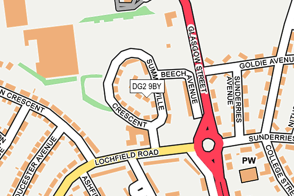 DG2 9BY map - OS OpenMap – Local (Ordnance Survey) DG2 9BY map - OS OpenMap – Local (Ordnance Survey)