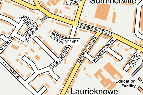 DG2 9DZ map - OS OpenMap – Local (Ordnance Survey) DG2 9DZ map - OS OpenMap – Local (Ordnance Survey)