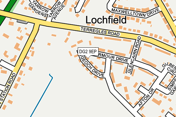 DG2 9EP map - OS OpenMap – Local (Ordnance Survey) DG2 9EP map - OS OpenMap – Local (Ordnance Survey)