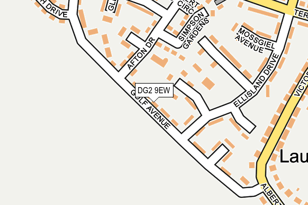 DG2 9EW map - OS OpenMap – Local (Ordnance Survey) DG2 9EW map - OS OpenMap – Local (Ordnance Survey)
