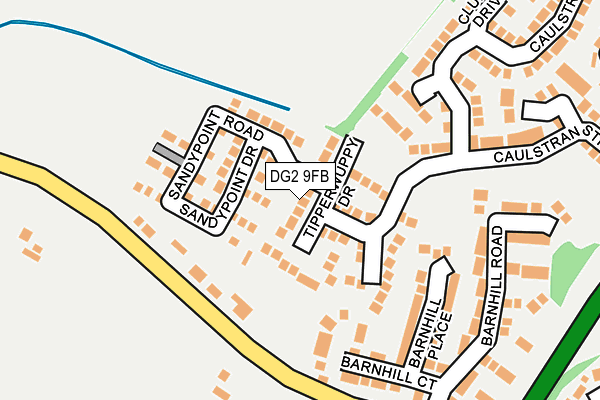 DG2 9FB map - OS OpenMap – Local (Ordnance Survey) DG2 9FB map - OS OpenMap – Local (Ordnance Survey)