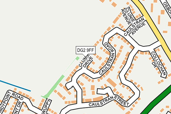 DG2 9FF map - OS OpenMap – Local (Ordnance Survey) DG2 9FF map - OS OpenMap – Local (Ordnance Survey)