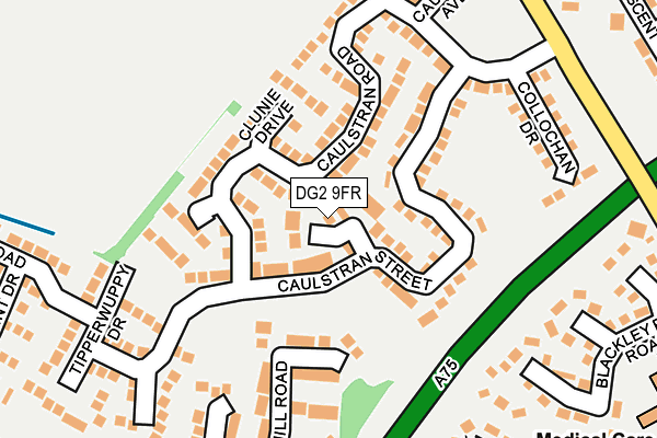 DG2 9FR map - OS OpenMap – Local (Ordnance Survey) DG2 9FR map - OS OpenMap – Local (Ordnance Survey)