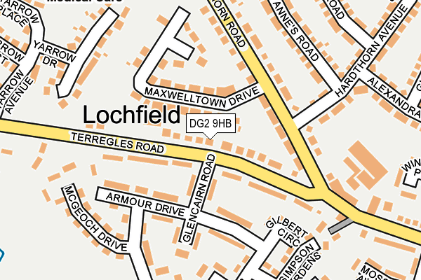 DG2 9HB map - OS OpenMap – Local (Ordnance Survey) DG2 9HB map - OS OpenMap – Local (Ordnance Survey)