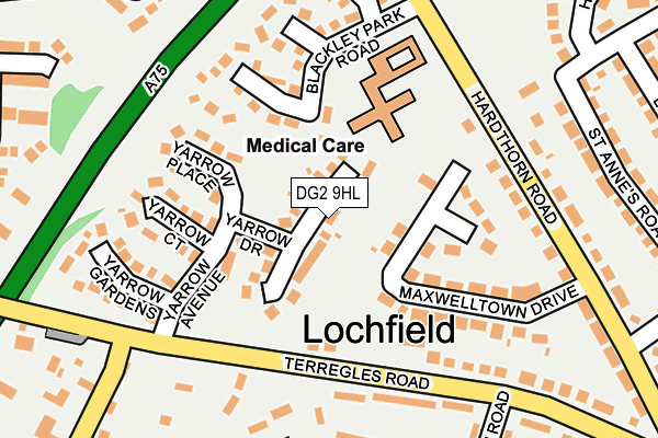 DG2 9HL map - OS OpenMap – Local (Ordnance Survey) DG2 9HL map - OS OpenMap – Local (Ordnance Survey)