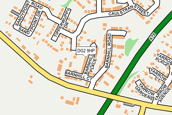 DG2 9HP map - OS OpenMap – Local (Ordnance Survey)