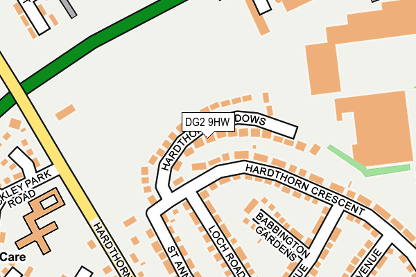 DG2 9HW map - OS OpenMap – Local (Ordnance Survey) DG2 9HW map - OS OpenMap – Local (Ordnance Survey)
