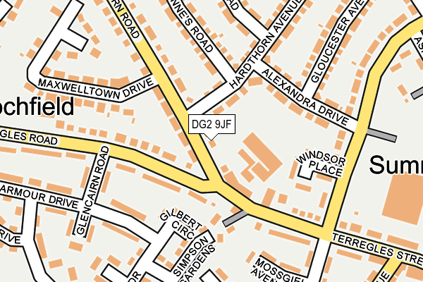 DG2 9JF map - OS OpenMap – Local (Ordnance Survey) DG2 9JF map - OS OpenMap – Local (Ordnance Survey)