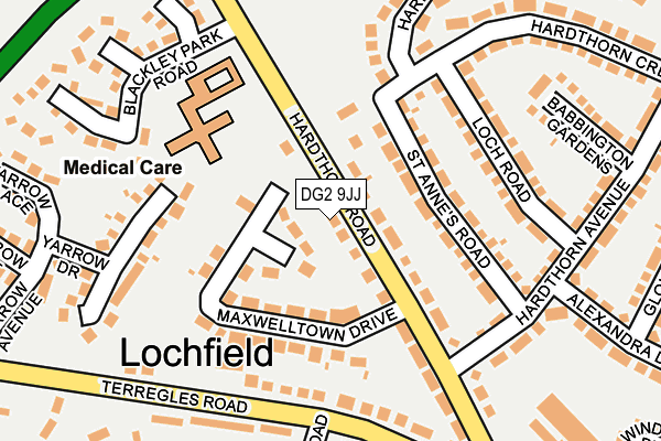 DG2 9JJ map - OS OpenMap – Local (Ordnance Survey) DG2 9JJ map - OS OpenMap – Local (Ordnance Survey)