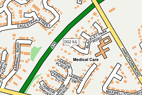 DG2 9JL map - OS OpenMap – Local (Ordnance Survey) DG2 9JL map - OS OpenMap – Local (Ordnance Survey)