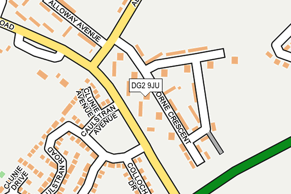 DG2 9JU map - OS OpenMap – Local (Ordnance Survey) DG2 9JU map - OS OpenMap – Local (Ordnance Survey)