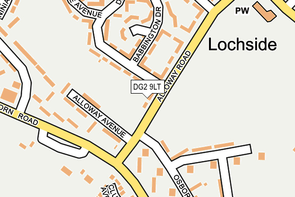 DG2 9LT map - OS OpenMap – Local (Ordnance Survey) DG2 9LT map - OS OpenMap – Local (Ordnance Survey)