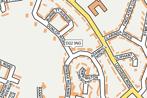 DG2 9NG map - OS OpenMap – Local (Ordnance Survey) DG2 9NG map - OS OpenMap – Local (Ordnance Survey)