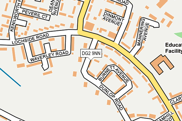 DG2 9NN map - OS OpenMap – Local (Ordnance Survey) DG2 9NN map - OS OpenMap – Local (Ordnance Survey)