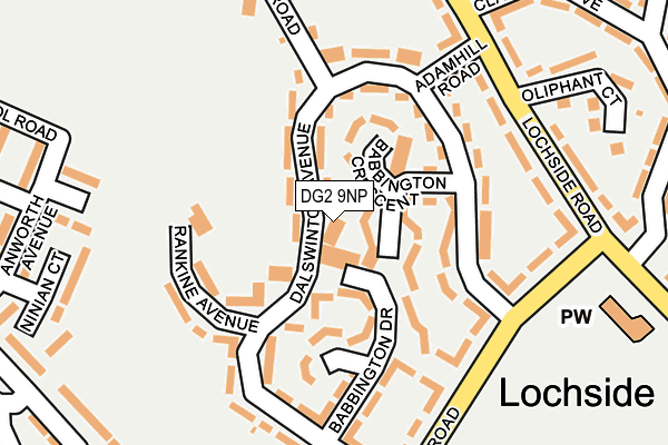 DG2 9NP map - OS OpenMap – Local (Ordnance Survey) DG2 9NP map - OS OpenMap – Local (Ordnance Survey)
