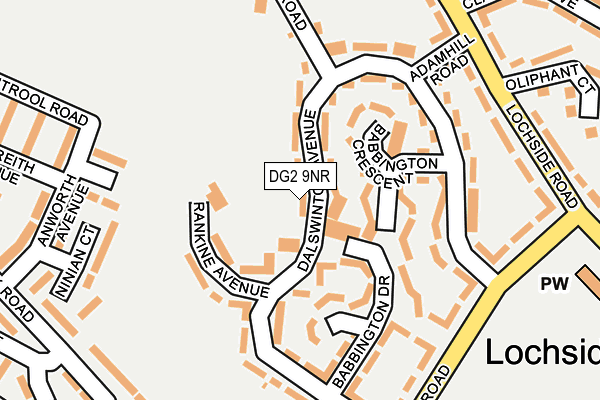 DG2 9NR map - OS OpenMap – Local (Ordnance Survey) DG2 9NR map - OS OpenMap – Local (Ordnance Survey)