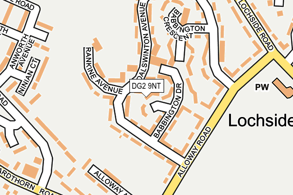 DG2 9NT map - OS OpenMap – Local (Ordnance Survey) DG2 9NT map - OS OpenMap – Local (Ordnance Survey)