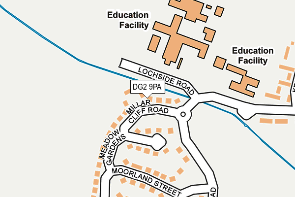 DG2 9PA map - OS OpenMap – Local (Ordnance Survey) DG2 9PA map - OS OpenMap – Local (Ordnance Survey)