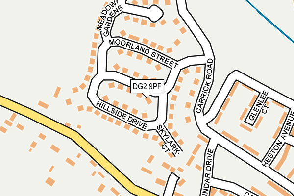DG2 9PF map - OS OpenMap – Local (Ordnance Survey) DG2 9PF map - OS OpenMap – Local (Ordnance Survey)
