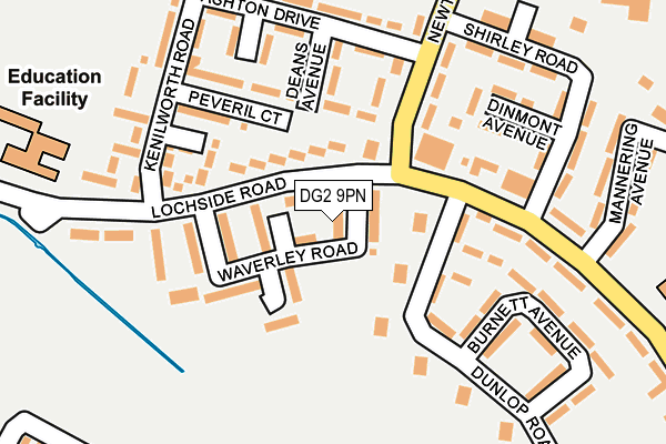 DG2 9PN map - OS OpenMap – Local (Ordnance Survey) DG2 9PN map - OS OpenMap – Local (Ordnance Survey)