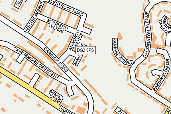 DG2 9PS map - OS OpenMap – Local (Ordnance Survey) DG2 9PS map - OS OpenMap – Local (Ordnance Survey)