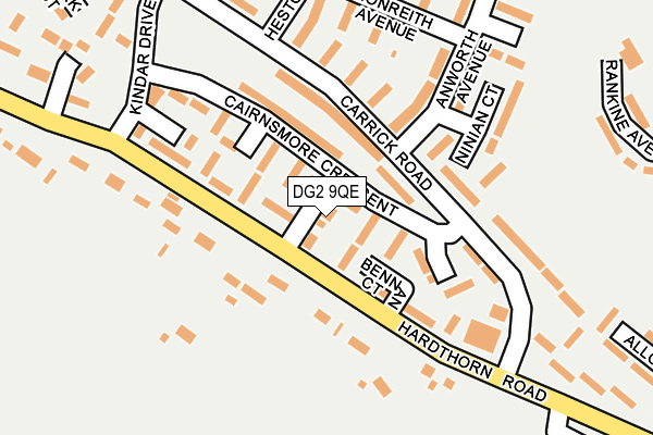 DG2 9QE map - OS OpenMap – Local (Ordnance Survey) DG2 9QE map - OS OpenMap – Local (Ordnance Survey)
