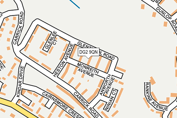 DG2 9QN map - OS OpenMap – Local (Ordnance Survey) DG2 9QN map - OS OpenMap – Local (Ordnance Survey)