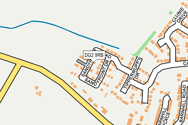 DG2 9RB map - OS OpenMap – Local (Ordnance Survey) DG2 9RB map - OS OpenMap – Local (Ordnance Survey)