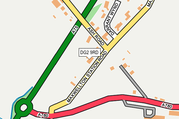DG2 9RD map - OS OpenMap – Local (Ordnance Survey) DG2 9RD map - OS OpenMap – Local (Ordnance Survey)