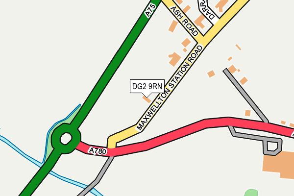 DG2 9RN map - OS OpenMap – Local (Ordnance Survey) DG2 9RN map - OS OpenMap – Local (Ordnance Survey)