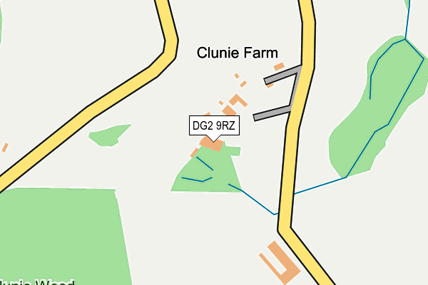 DG2 9RZ map - OS OpenMap – Local (Ordnance Survey) DG2 9RZ map - OS OpenMap – Local (Ordnance Survey)