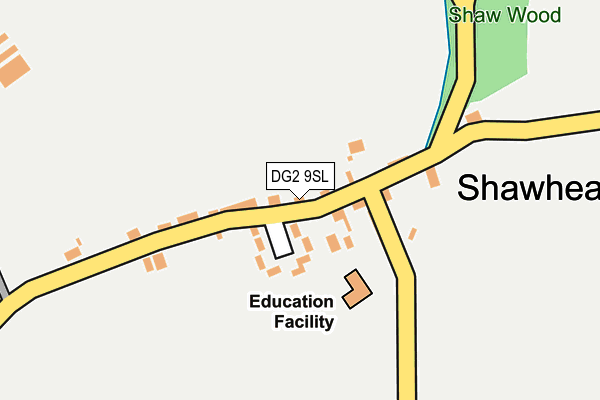 DG2 9SL map - OS OpenMap – Local (Ordnance Survey) DG2 9SL map - OS OpenMap – Local (Ordnance Survey)