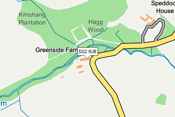 DG2 9UB map - OS OpenMap – Local (Ordnance Survey) DG2 9UB map - OS OpenMap – Local (Ordnance Survey)