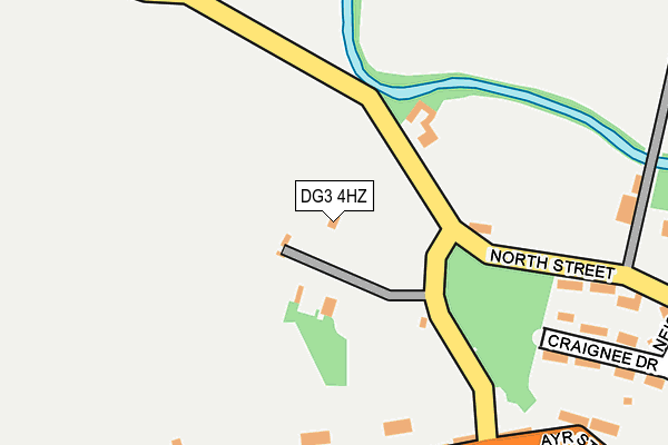 DG3 4HZ map - OS OpenMap – Local (Ordnance Survey)