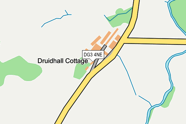 DG3 4NE map - OS OpenMap – Local (Ordnance Survey) DG3 4NE map - OS OpenMap – Local (Ordnance Survey)