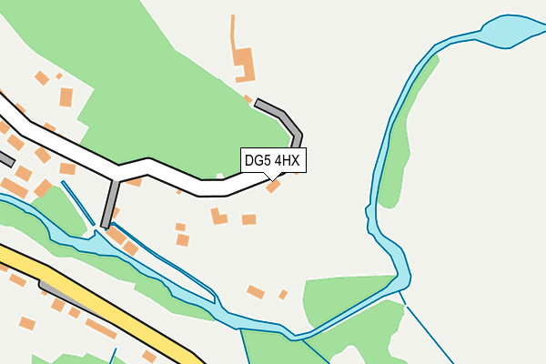 DG5 4HX map - OS OpenMap – Local (Ordnance Survey) DG5 4HX map - OS OpenMap – Local (Ordnance Survey)