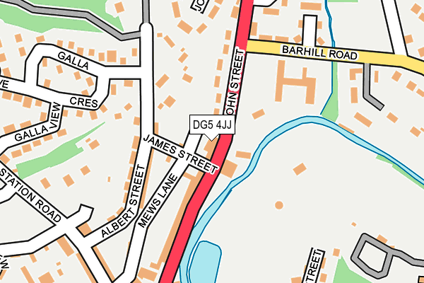 DG5 4JJ map - OS OpenMap – Local (Ordnance Survey) DG5 4JJ map - OS OpenMap – Local (Ordnance Survey)
