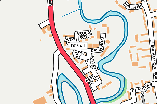 DG5 4JL map - OS OpenMap – Local (Ordnance Survey) DG5 4JL map - OS OpenMap – Local (Ordnance Survey)