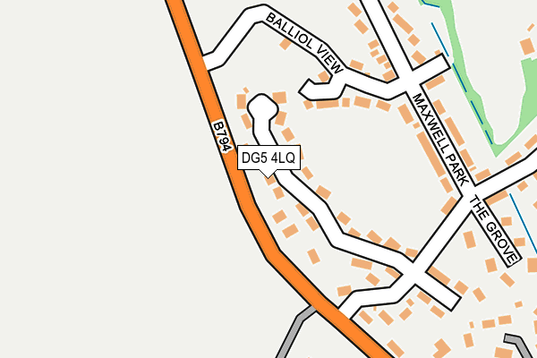DG5 4LQ map - OS OpenMap – Local (Ordnance Survey) DG5 4LQ map - OS OpenMap – Local (Ordnance Survey)