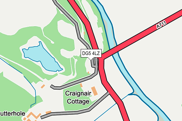 DG5 4LZ map - OS OpenMap – Local (Ordnance Survey) DG5 4LZ map - OS OpenMap – Local (Ordnance Survey)
