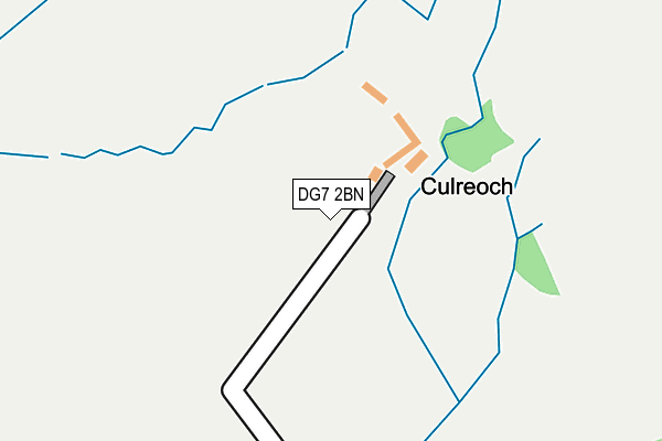 DG7 2BN map - OS OpenMap – Local (Ordnance Survey)