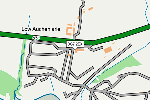 DG7 2EX map - OS OpenMap – Local (Ordnance Survey)
