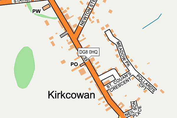 DG8 0HQ map - OS OpenMap – Local (Ordnance Survey) DG8 0HQ map - OS OpenMap – Local (Ordnance Survey)