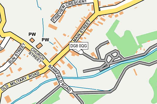 DG8 0QG map - OS OpenMap – Local (Ordnance Survey) DG8 0QG map - OS OpenMap – Local (Ordnance Survey)
