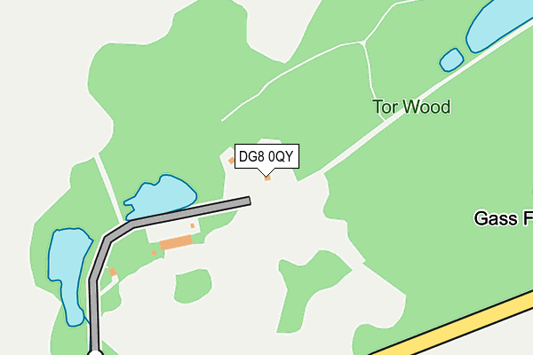 DG8 0QY map - OS OpenMap – Local (Ordnance Survey) DG8 0QY map - OS OpenMap – Local (Ordnance Survey)