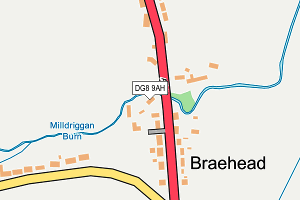 DG8 9AH map - OS OpenMap – Local (Ordnance Survey) DG8 9AH map - OS OpenMap – Local (Ordnance Survey)