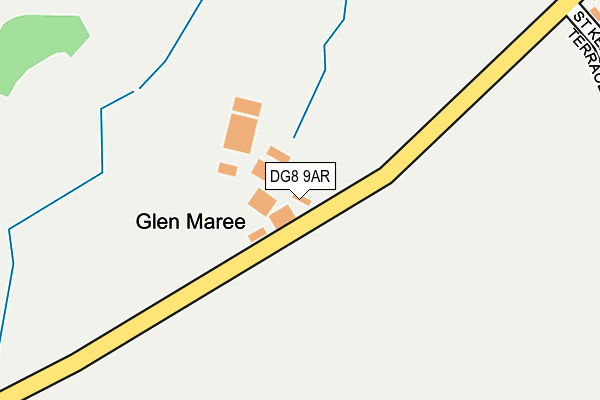 DG8 9AR map - OS OpenMap – Local (Ordnance Survey) DG8 9AR map - OS OpenMap – Local (Ordnance Survey)