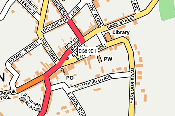 DG8 9EH map - OS OpenMap – Local (Ordnance Survey) DG8 9EH map - OS OpenMap – Local (Ordnance Survey)